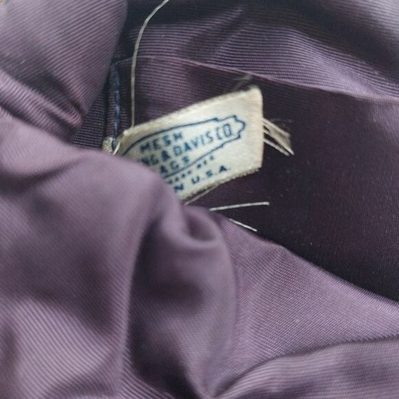 Whiting & Davis 1940s Ivory Rhinestone Vintage Bag - Picture 4 of 7